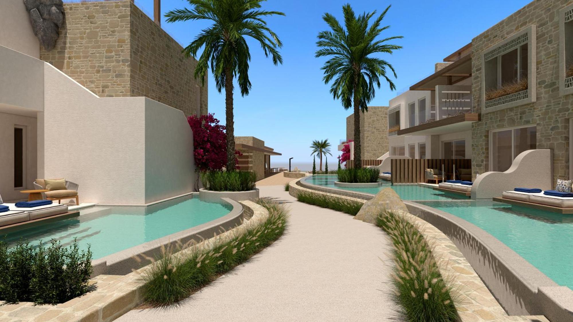 Galeana Mare Hotel Adelianos Kampos Exterior foto