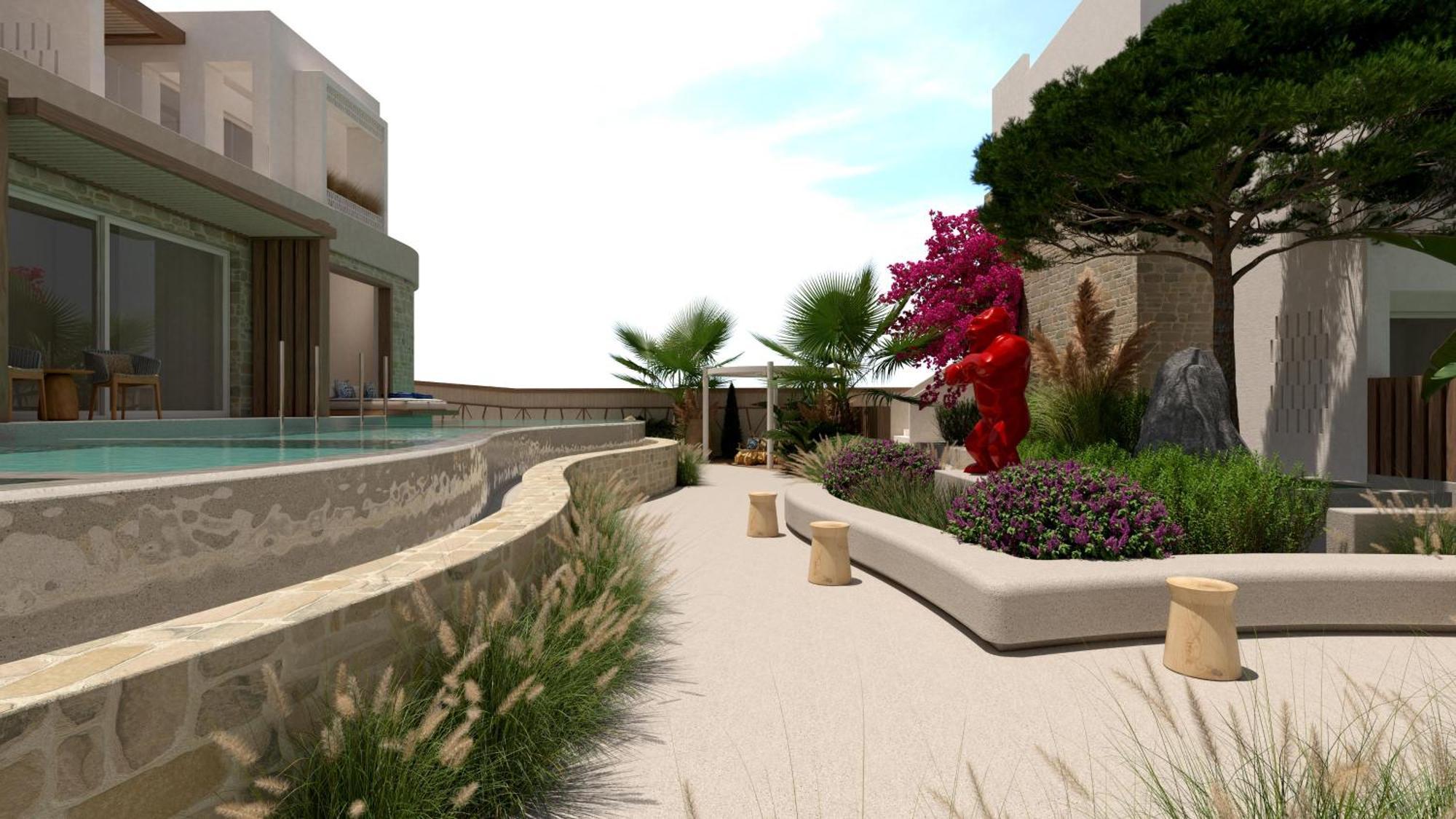 Galeana Mare Hotel Adelianos Kampos Exterior foto