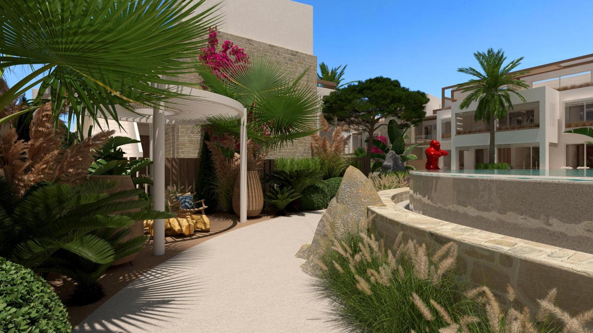 Galeana Mare Hotel Adelianos Kampos Exterior foto