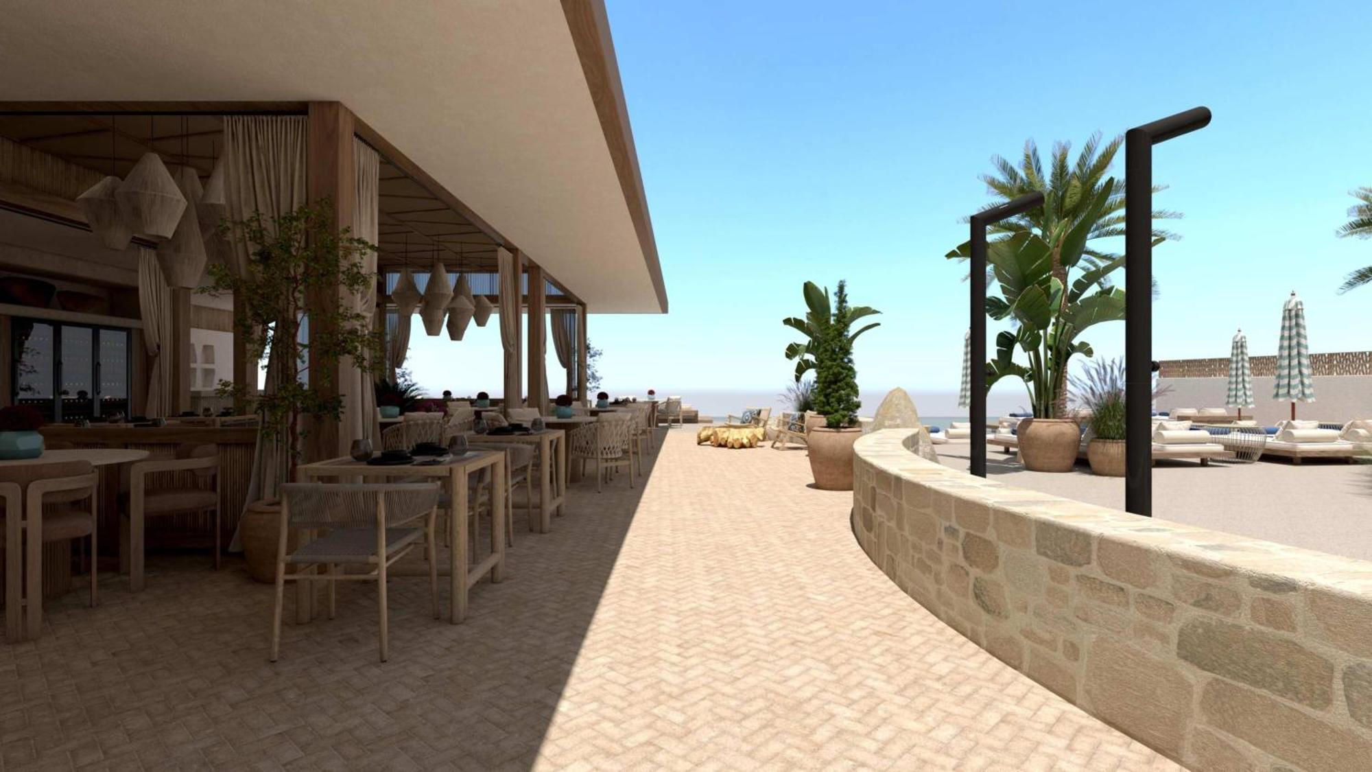 Galeana Mare Hotel Adelianos Kampos Exterior foto